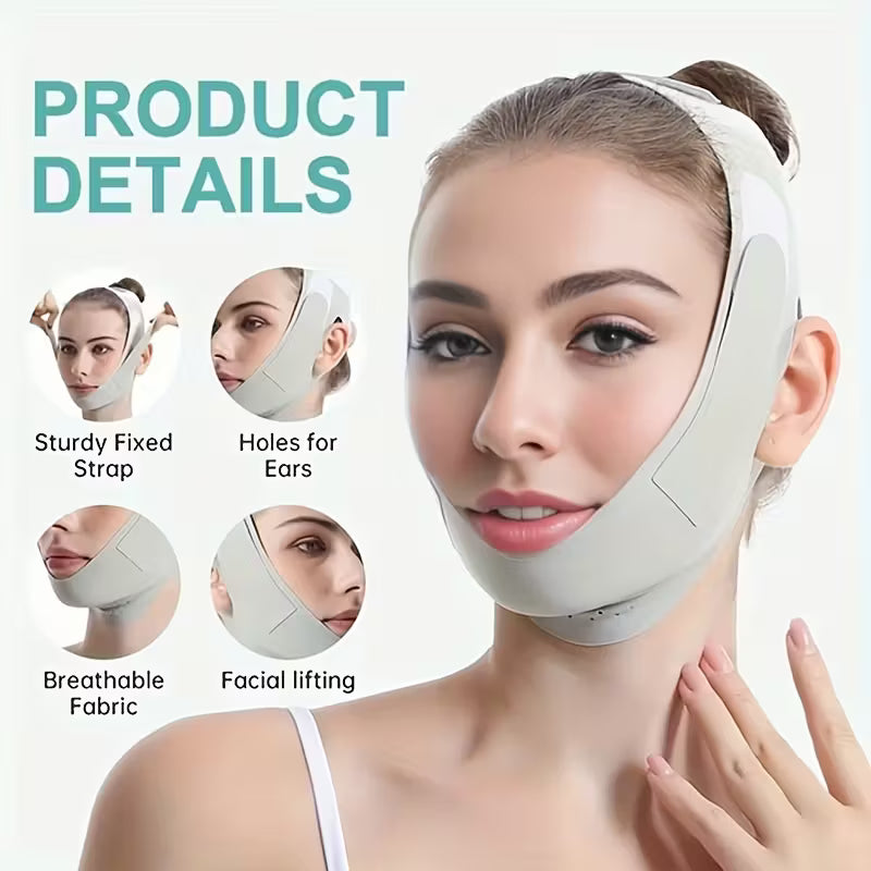 RadiantHaven™ ContourLift – Breathable Double Chin & Jawline Enhancer