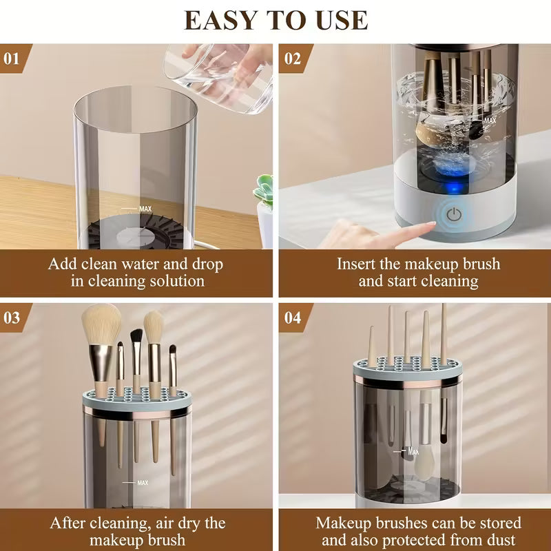GlowSpin – Electric Makeup Brush Cleaner & Washer