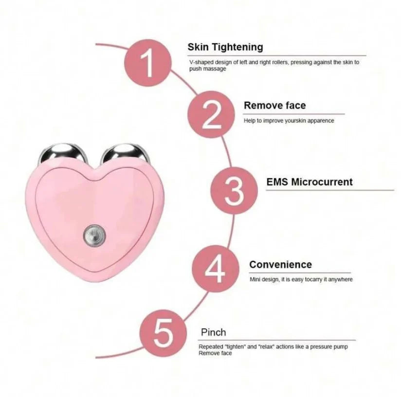 Mini EMS Microcurrent Facial Lifting Massager