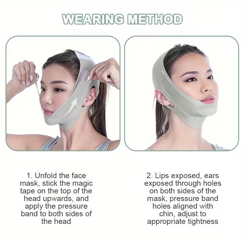 RadiantHaven™ ContourLift – Breathable Double Chin & Jawline Enhancer