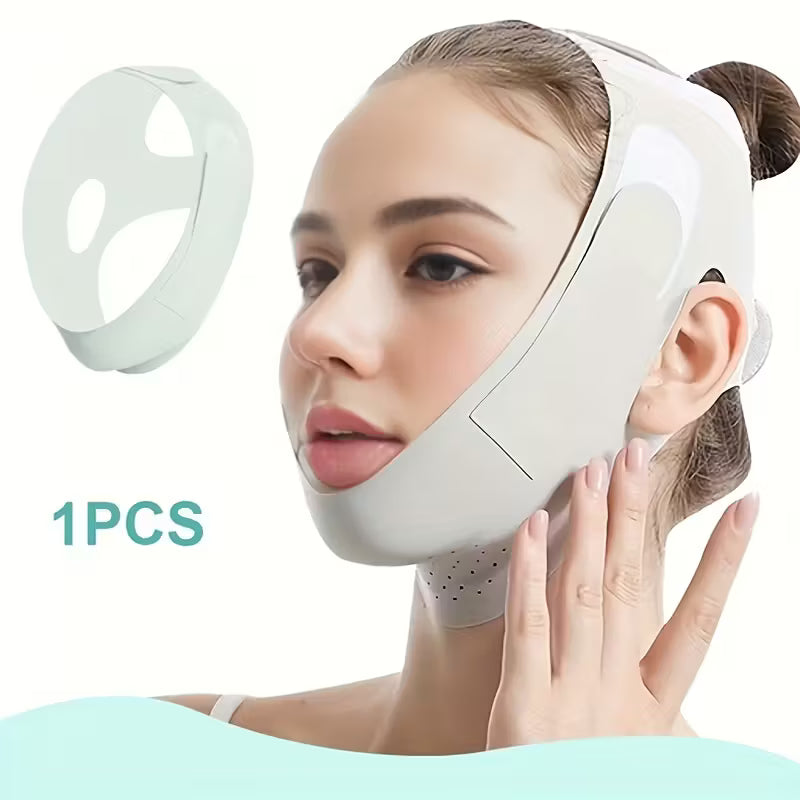 RadiantHaven™ ContourLift – Breathable Double Chin & Jawline Enhancer