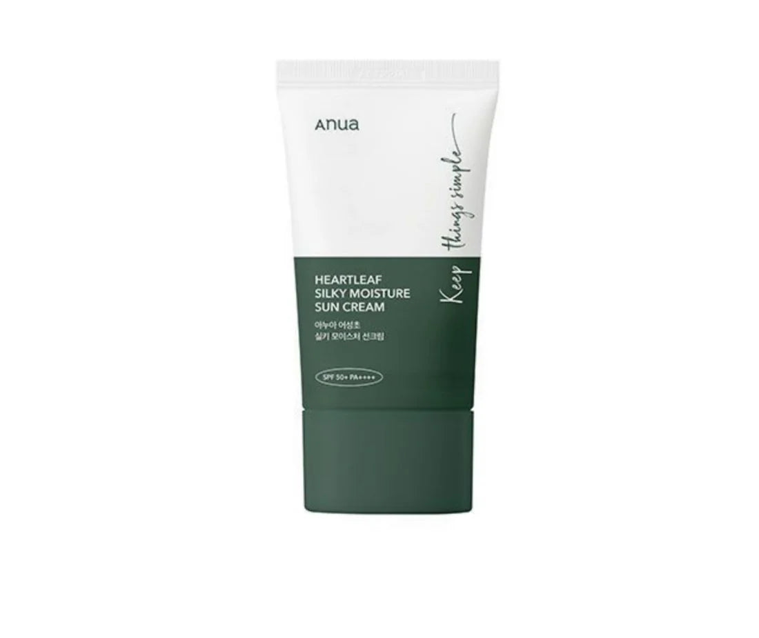Anua Heartleaf Silky Moisture Sun Cream SPF50+ PA++++