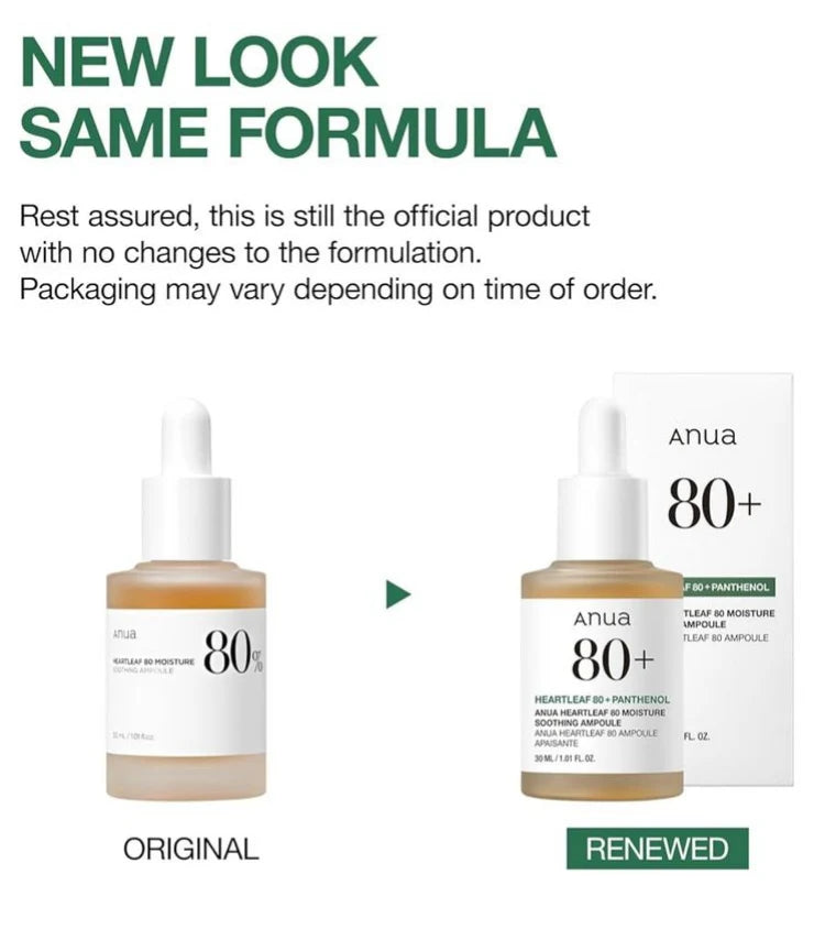 Anua Heartleaf 80% Moisture Soothing Ampoule
