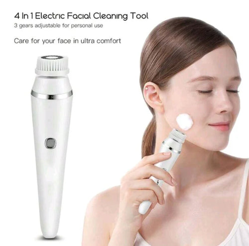 4-in-1 Rechargeable Facial Cleansing Brush