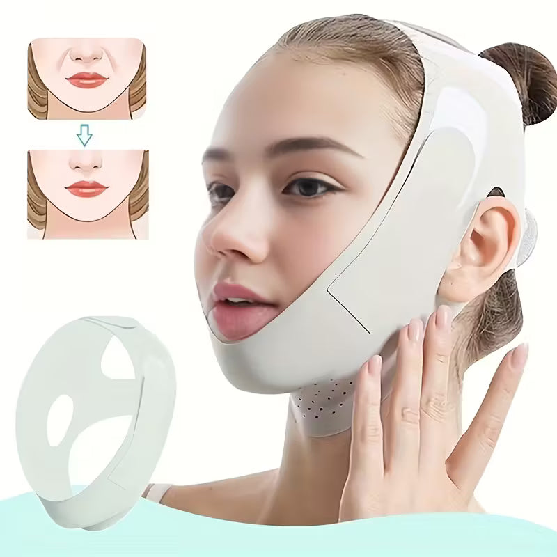 RadiantHaven™ ContourLift – Breathable Double Chin & Jawline Enhancer