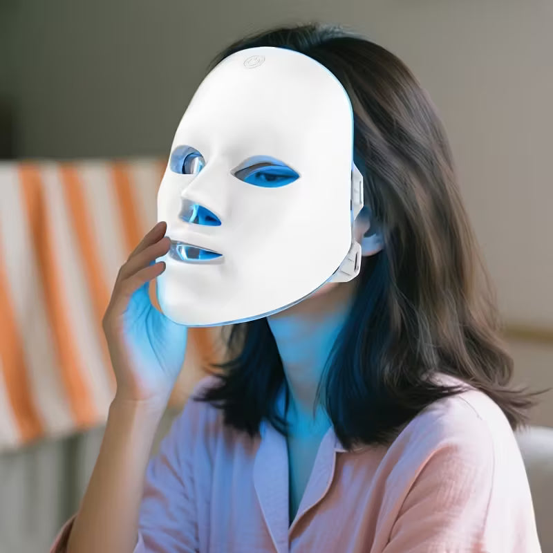 RadiantHaven™ LumiGlow 7-Color LED Facial Therapy Mask