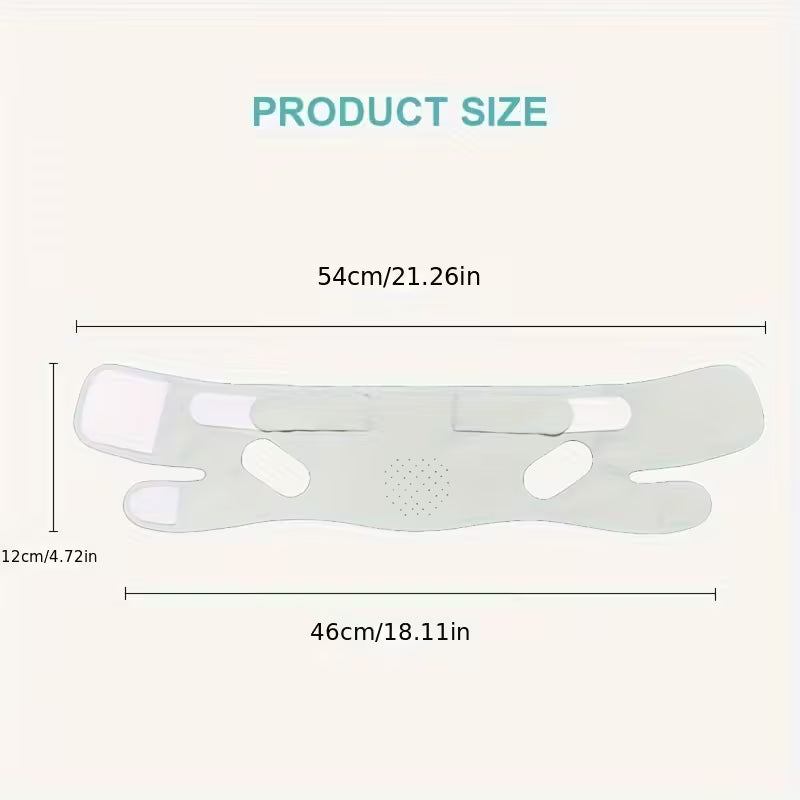 RadiantHaven™ ContourLift – Breathable Double Chin & Jawline Enhancer