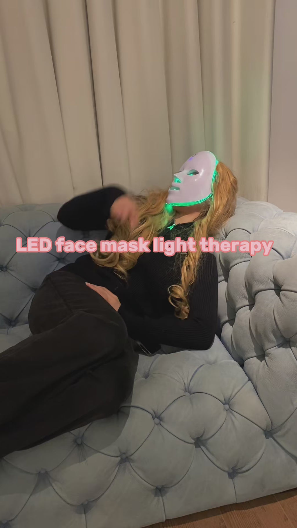 RadiantHaven™ LumiGlow 7-Color LED Facial Therapy Mask