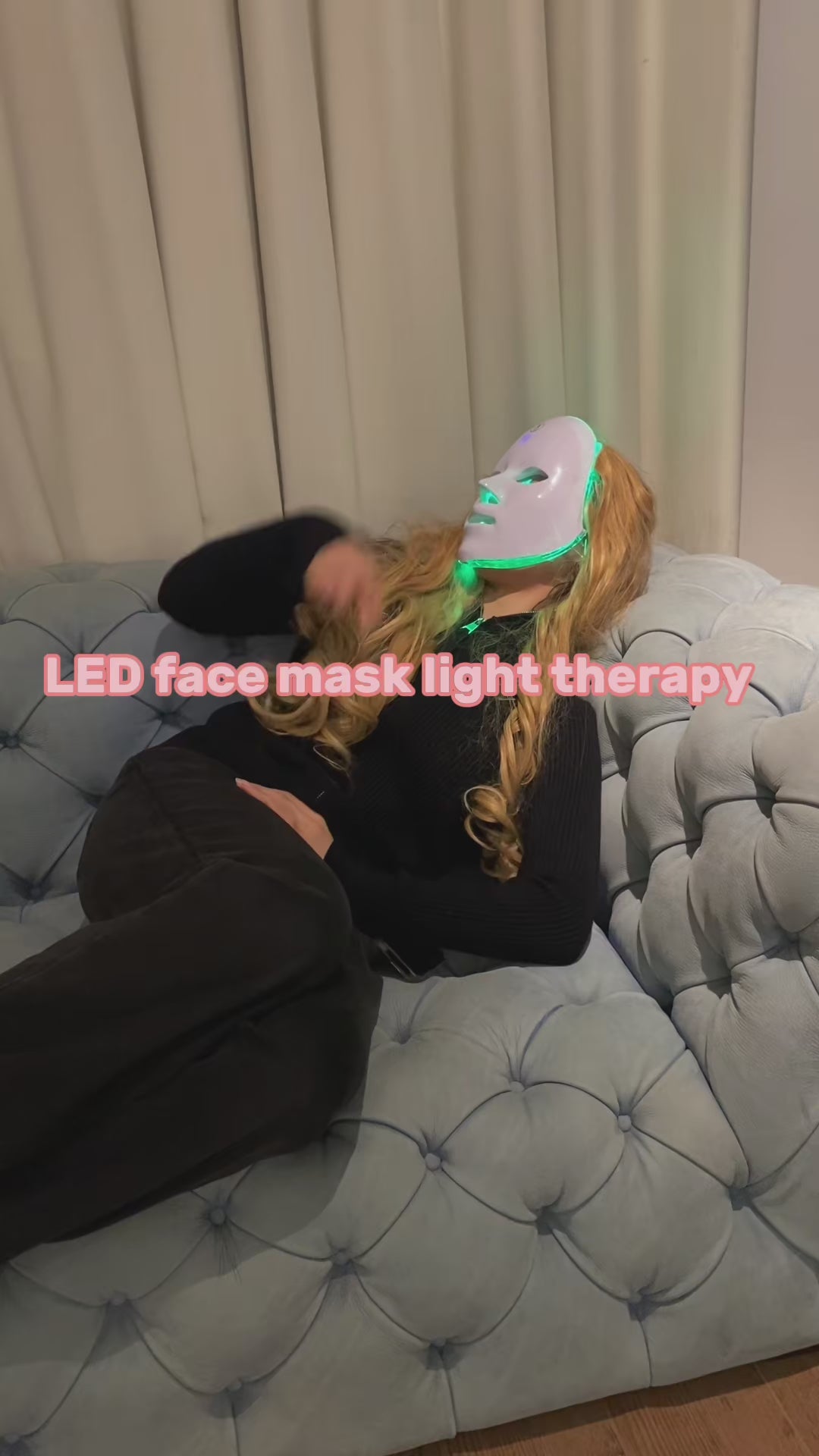 RadiantHaven™ LumiGlow 7-Color LED Facial Therapy Mask