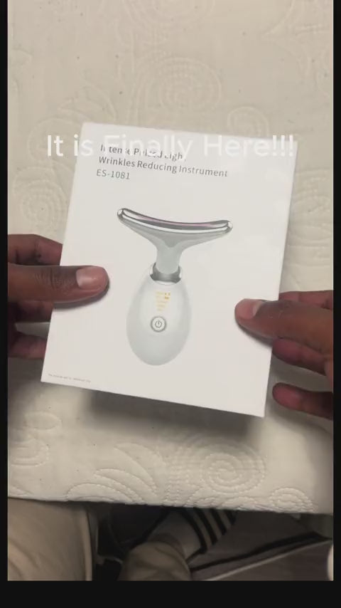 RadiantHaven™ 7-in-1 LED Facial & Neck Sculpting Massager