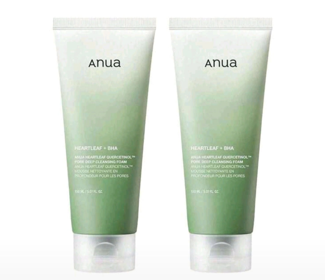 2pcs Anua Facial Cleanser