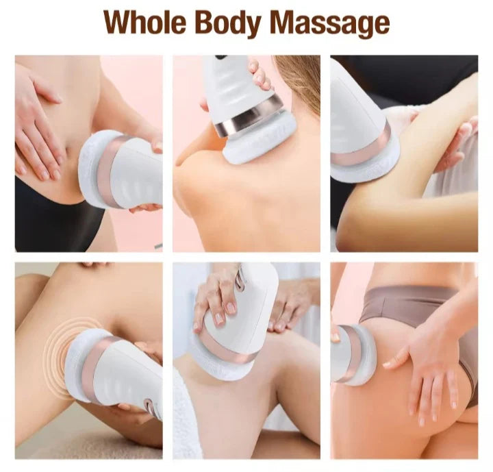 2 Pack-Handheld multifunctional liposuction machine, vibration massager