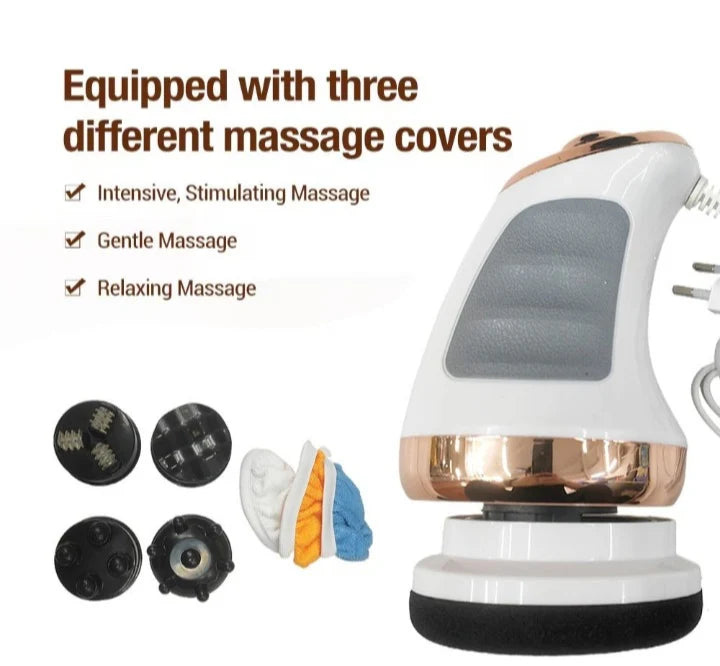 2 Pack-Handheld multifunctional liposuction machine, vibration massager