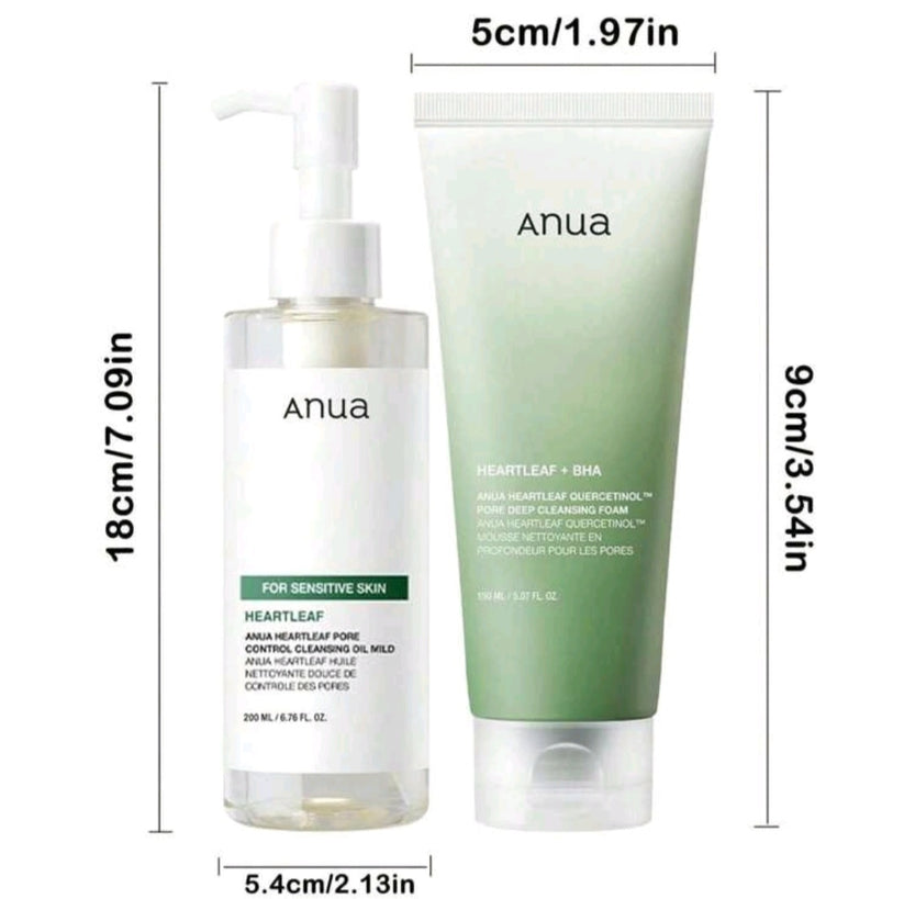 Anua Double Cleansing Set – Deep Pore Purifying Duo